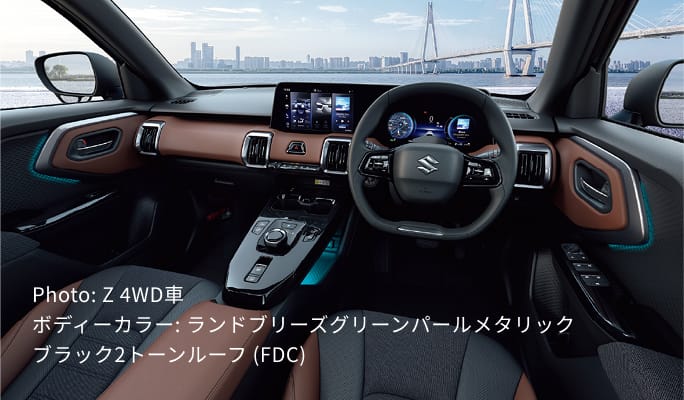 Photo: Z 4WD車 ボディーカラー: ランドブリーズグリーンパールメタリック ブラック2トーンルーフ (FDC)
